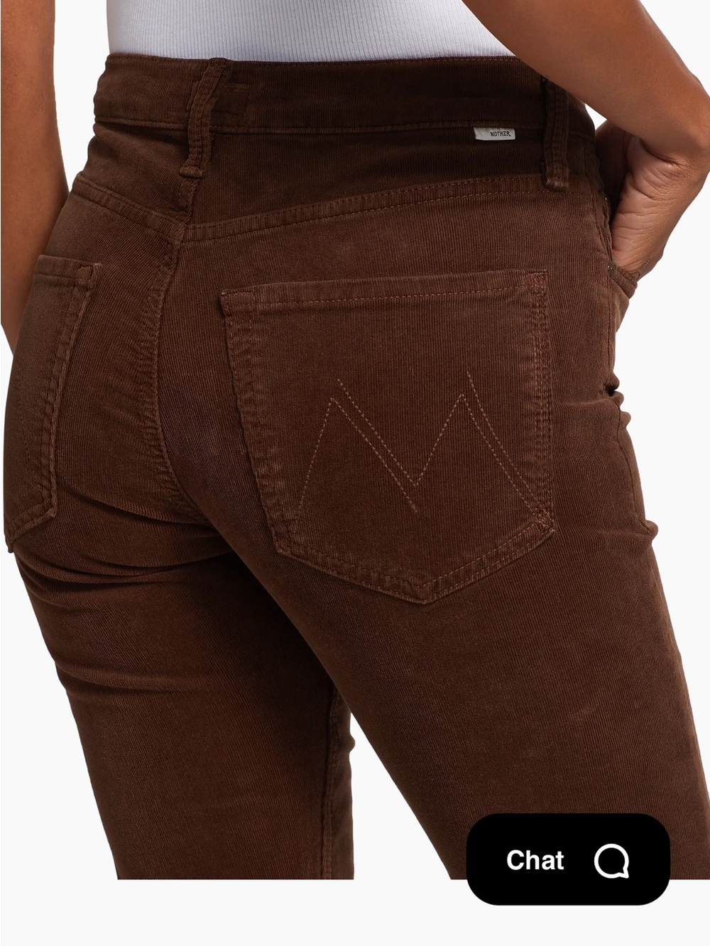 MOTHER Mid Rise Rider Ankle Cords - Picture 3 of 9